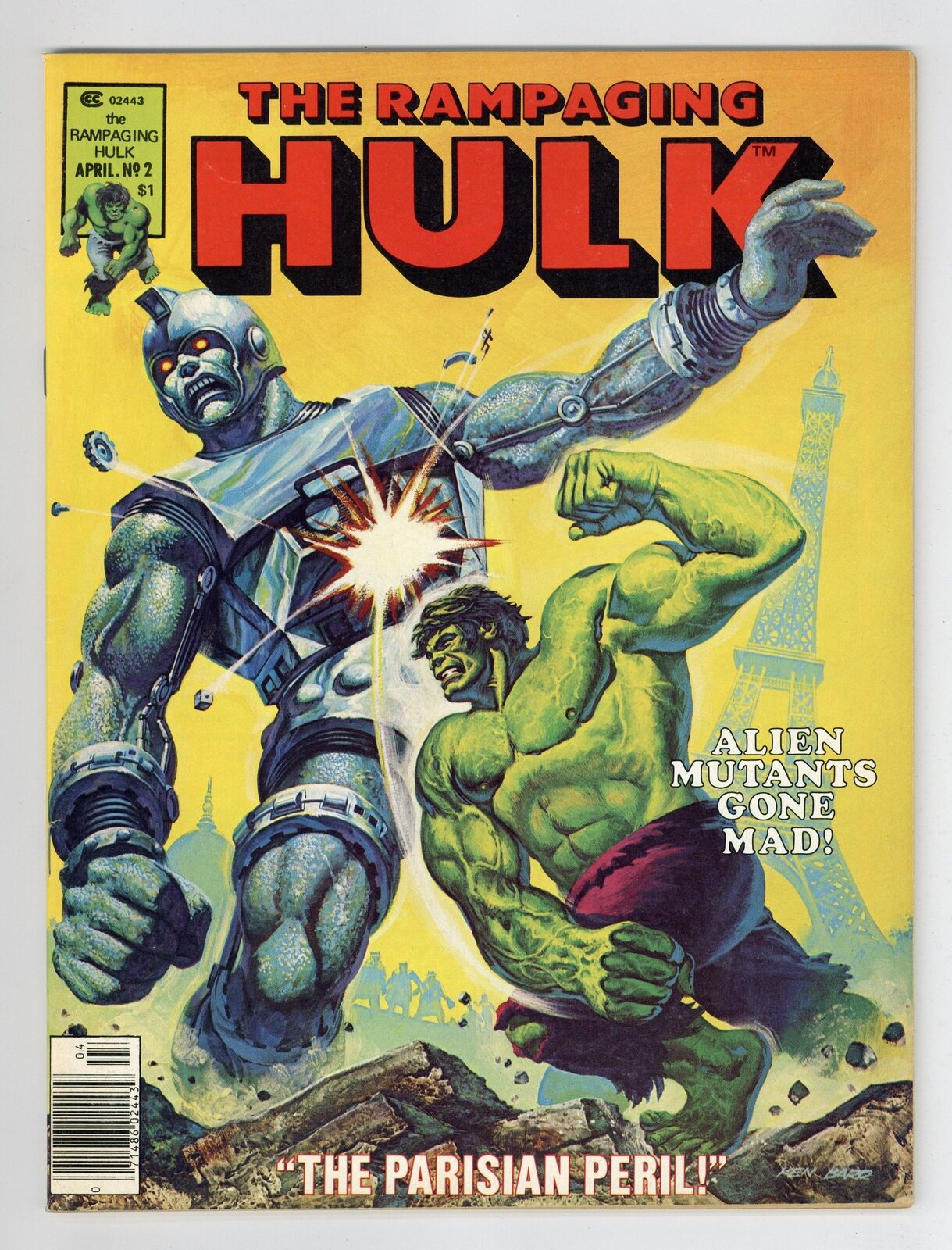 Rampaging Hulk #2 FN 6.0 1977