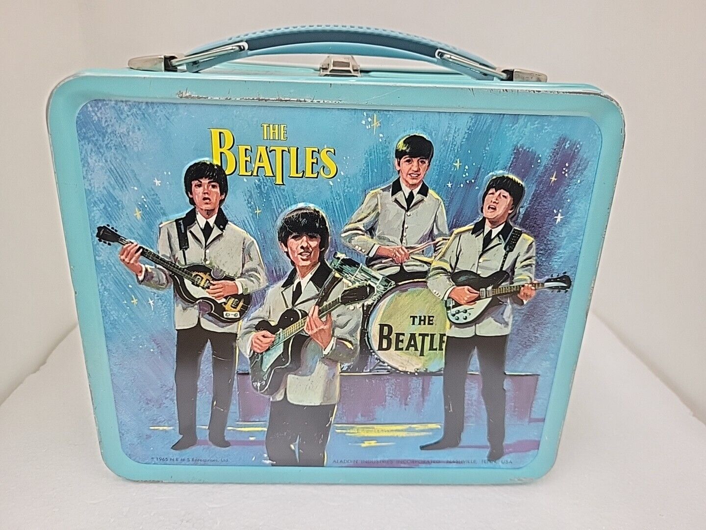 Vintage 1965 The Beatles Lunch Box No Thermos Aladdin Industries Inc