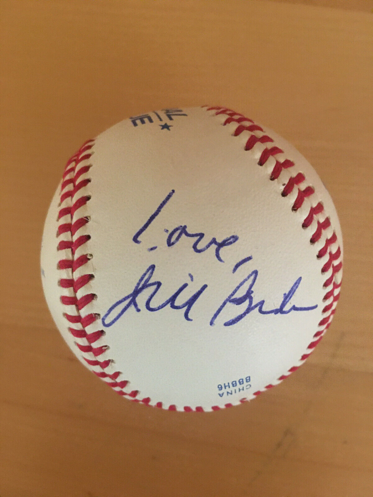 First Lady Jill Biden signed Official League Baseball JSA LOA