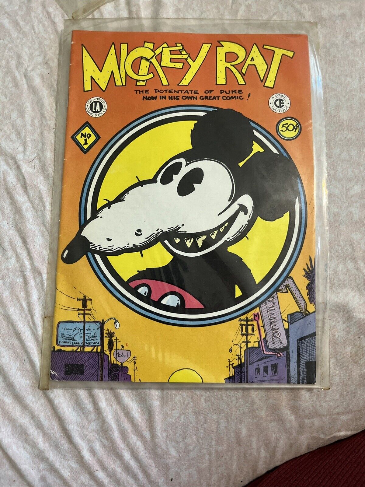 MICKEY RAT COMIC #1, 1972, ONLY PRINTING, ROBERT ARMSTRONG, UNDERGROUND COMIC