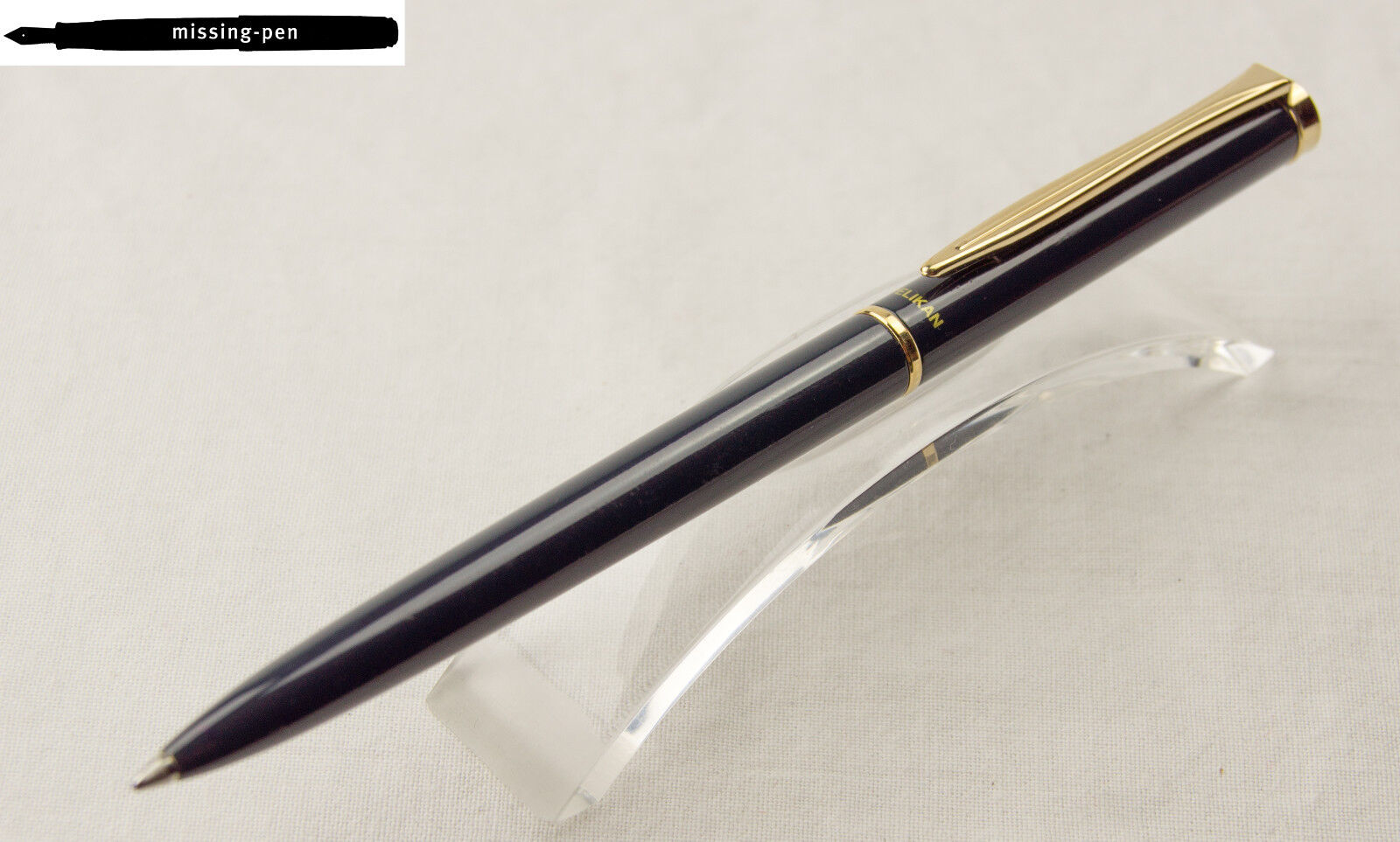 Very slim Pelikan Ballpoint Pen New Classic K371 Anthracite (1994 - 1995)