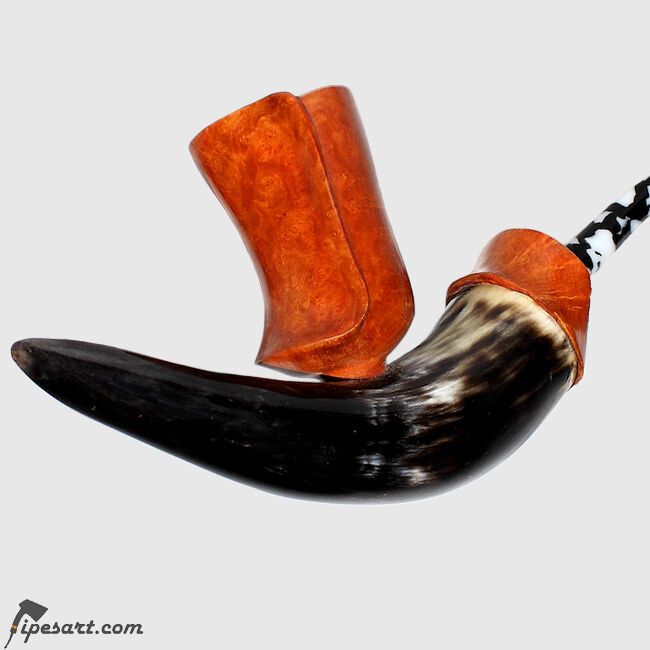 PIPESART - NEW BRILLIANT SMOOTH FREEHAND SMOKING PIPE KIT-MASTER ARMELLINI