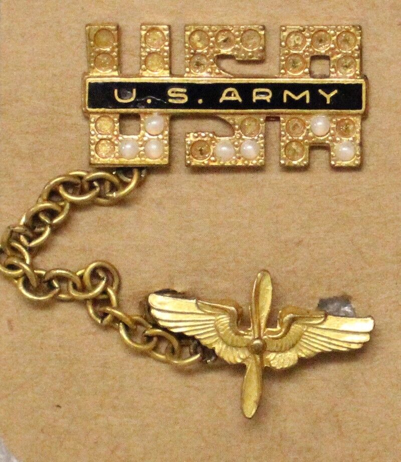 U.S. Army & Air Corps Sweetheart pin set (3155)