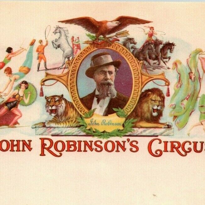 Very Scarce John Robinson's Circus Letterhead c1927 Sam B. Dill, Manager