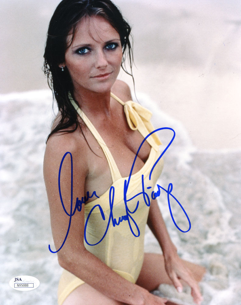 (SSG) Hot & Sexy Super Model CHERYL TIEGS Signed 8X10 Color Photo with a JSA COA