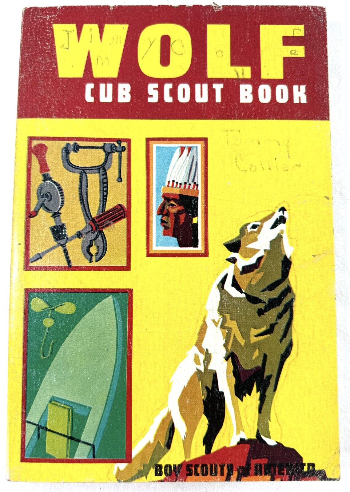 Vintage BSA Boy Scouts of America Wolf Cub Scout Book 1967 Handbook