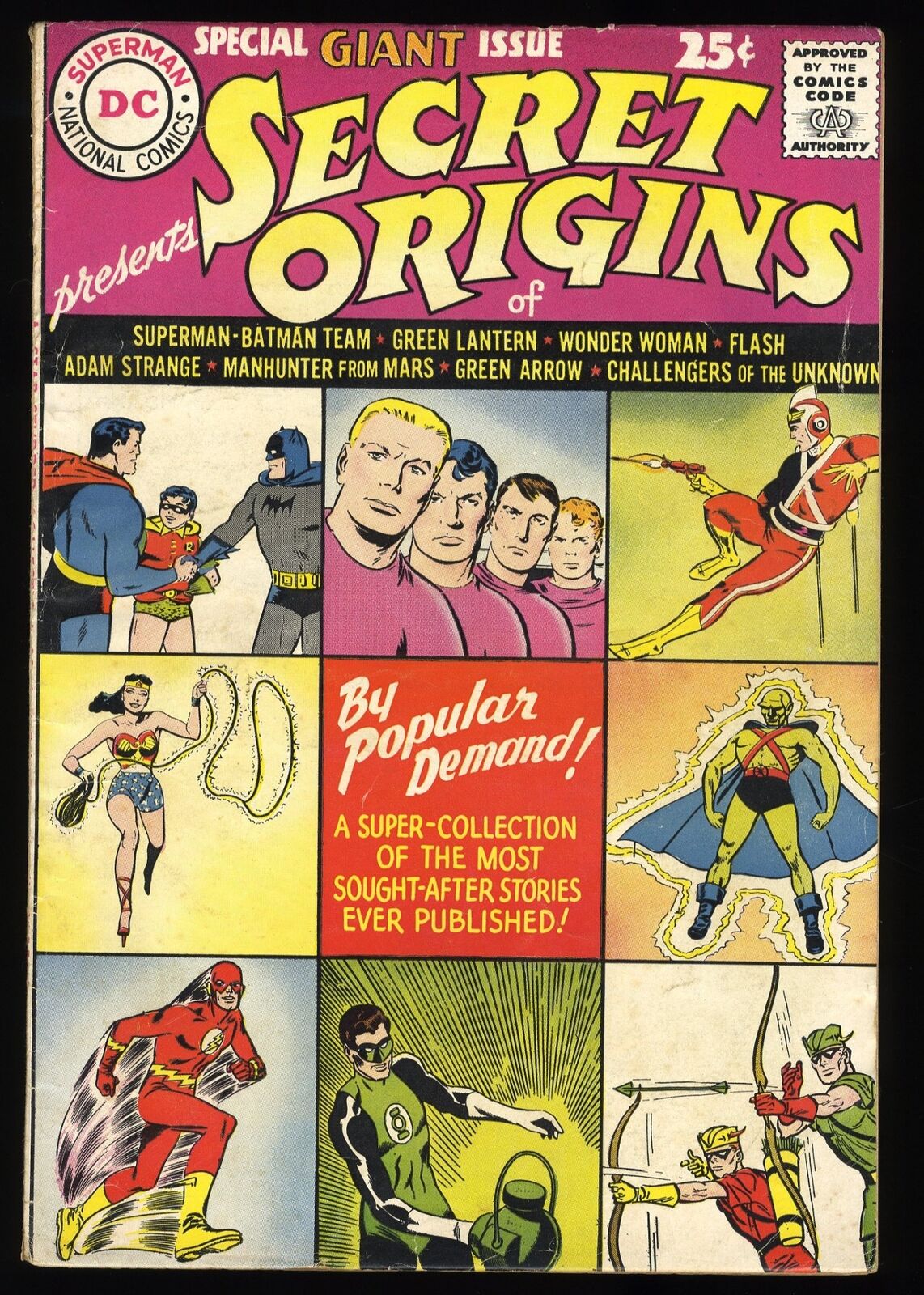Secret Origins #1 VG/FN 5.0 Green Lantern Flash Wonder Woman National Per.