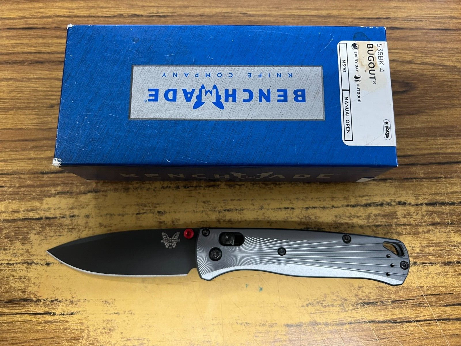 Benchmade 535BK-4 Bugout® M390 (USA Free Expedited Shipping) First production