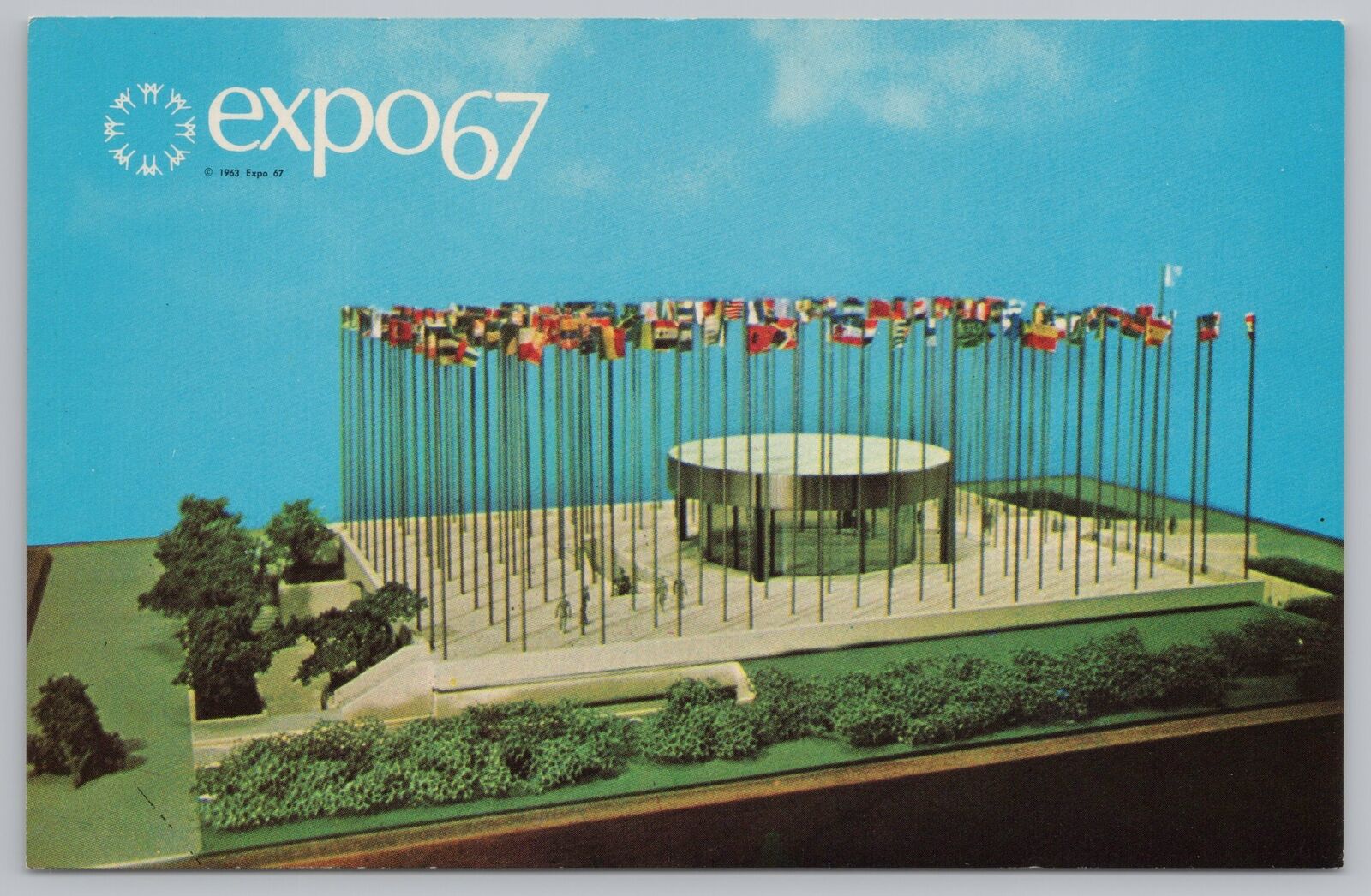 Theme Park & Expo~Pavilion Of The United Nations~1967~Canada~Vintage Postcard