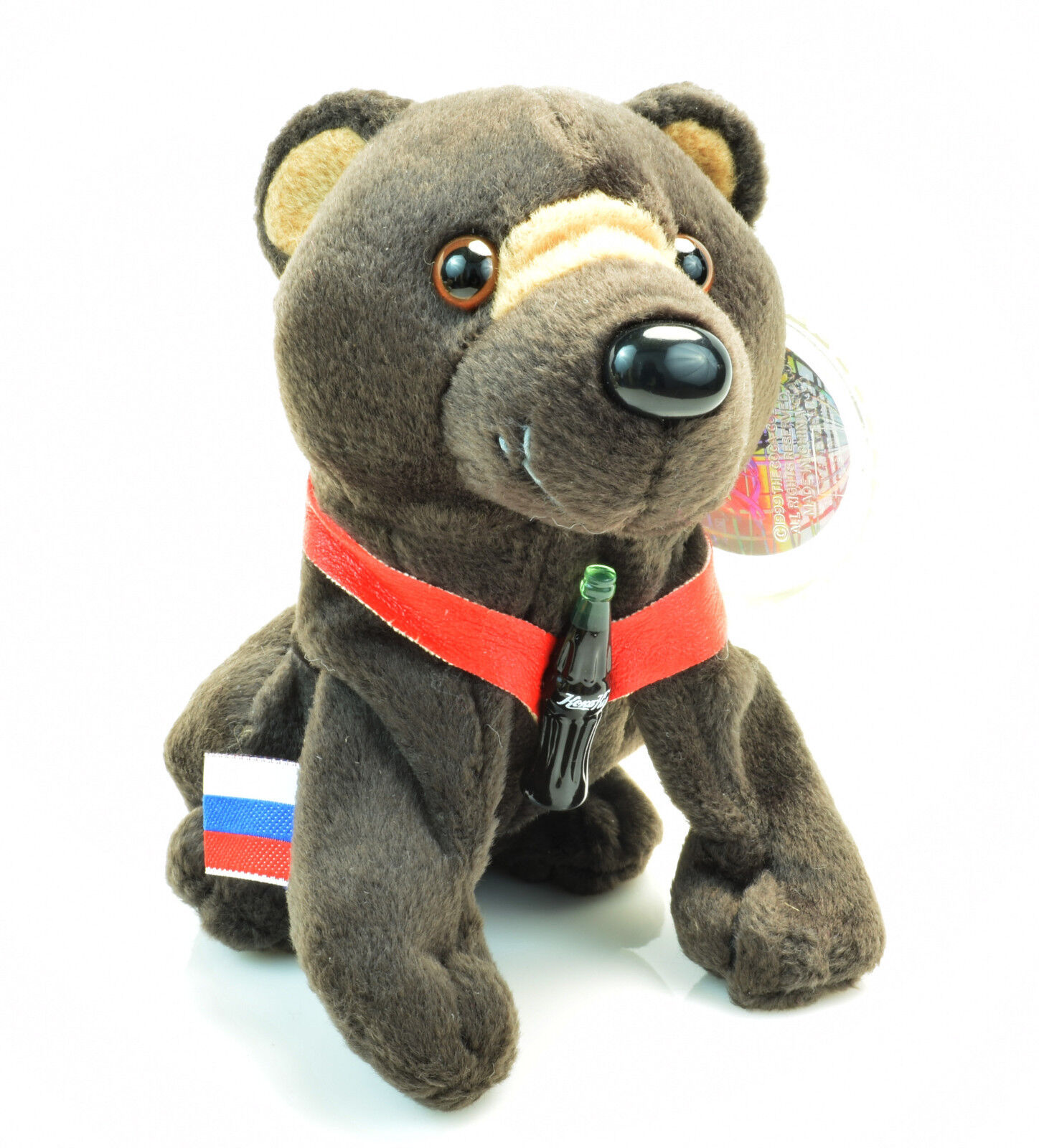 Coca-Cola Bean Bag Plush BARRIS BEAR International Collection RUSSIA 0235