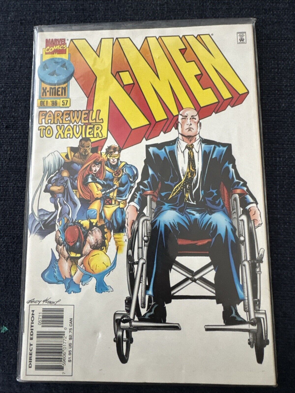 The uncanny x-men comics. Farewell to Xavier And Angel Reborn 1996