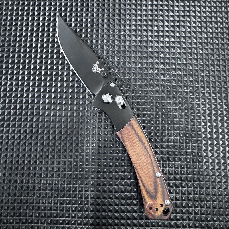 Benchmade 15085*Mini-Crooked River- Custom classic Black CPM-S30V Folding Knife