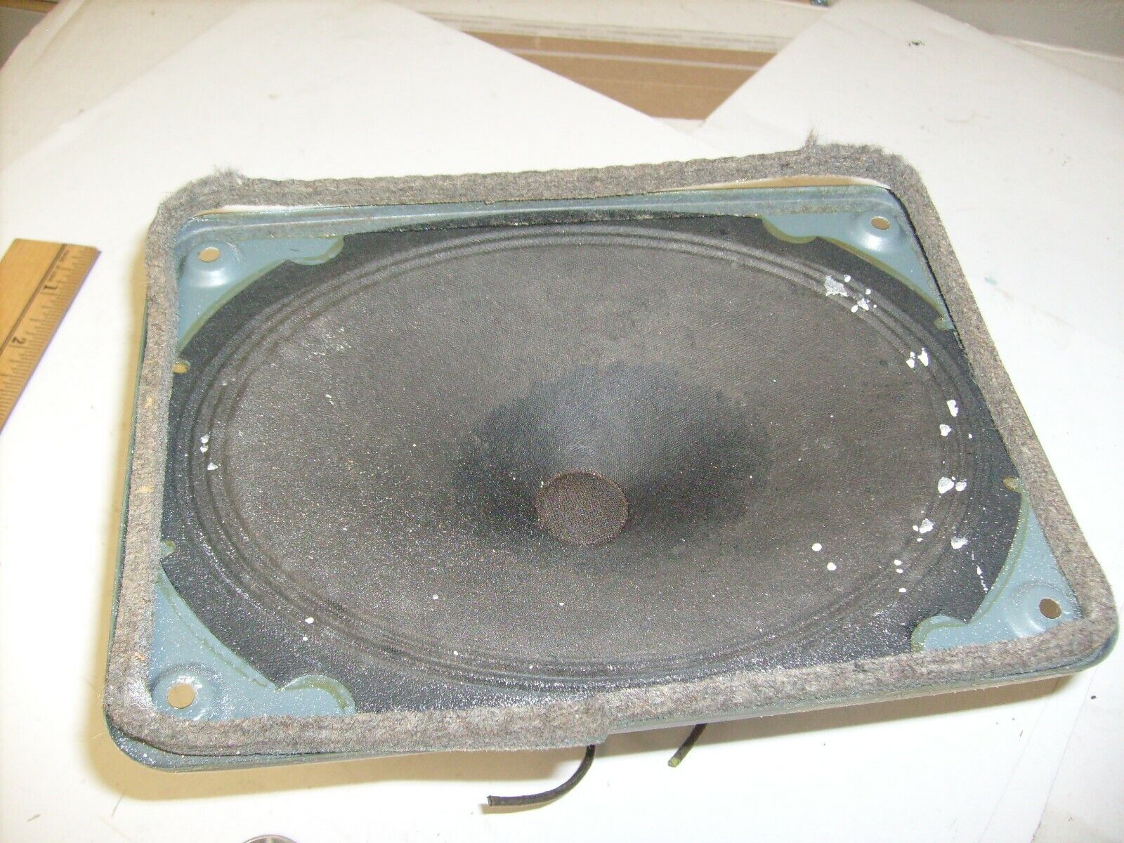 Vintage Kaiser Shortwave Tube Radio Receiver   - German Woofer Speaker 