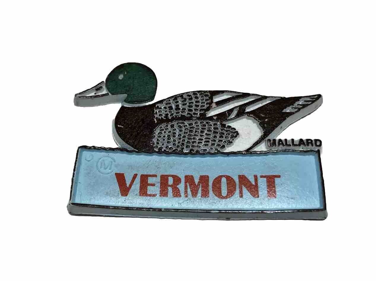 Vermont State Rubber Fridge Magnet Mallard Duck Souvenir Magnetic Collectibles