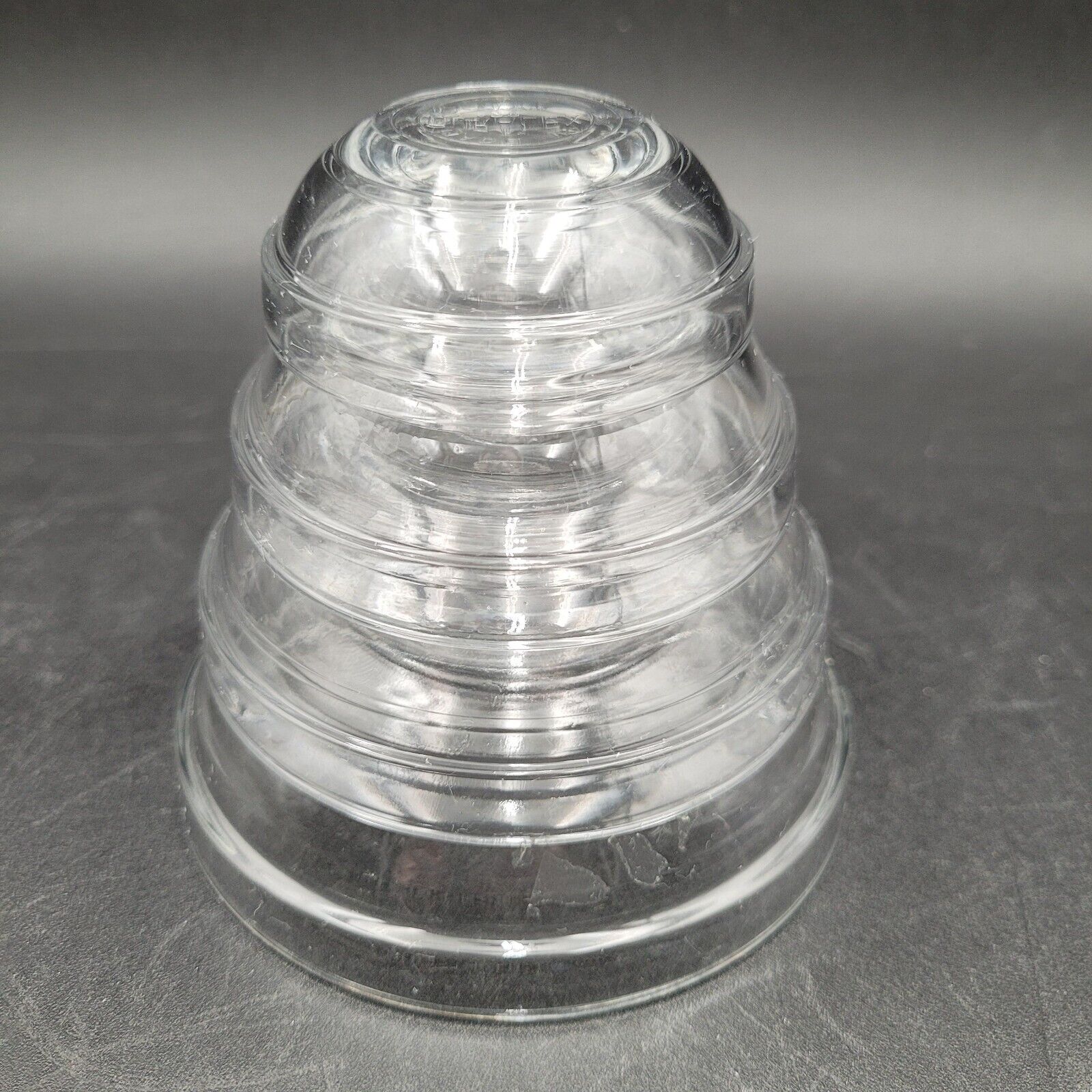 Set of 4 Vintage DURALEX France Glass Graduated Nesting Mixing Measuring Bowls