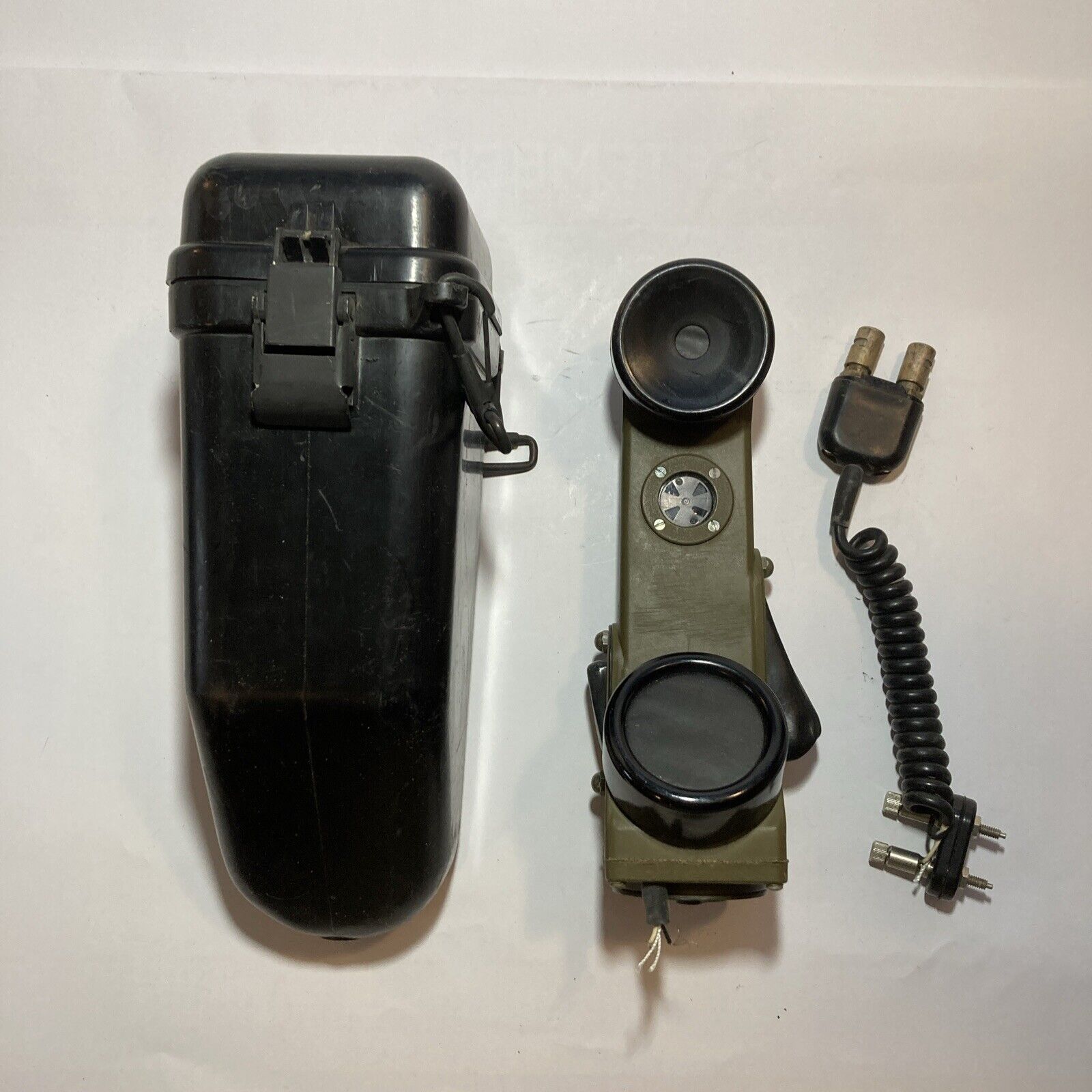 TA-1/PT Vietnam Era US Army Field Telephone Set & Case FOR Display/Parts/Repair