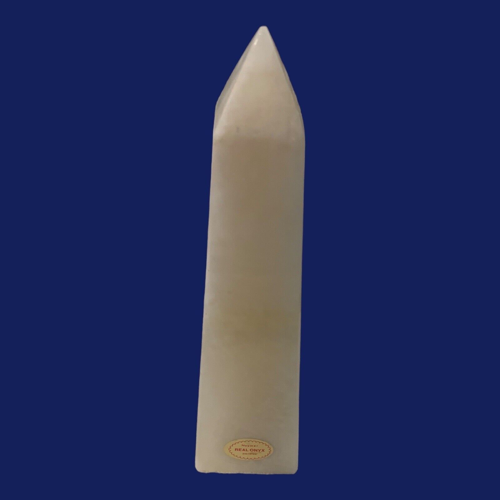 Noymer Real Onyx Obelisk Made In Pakistan. 8” Tall