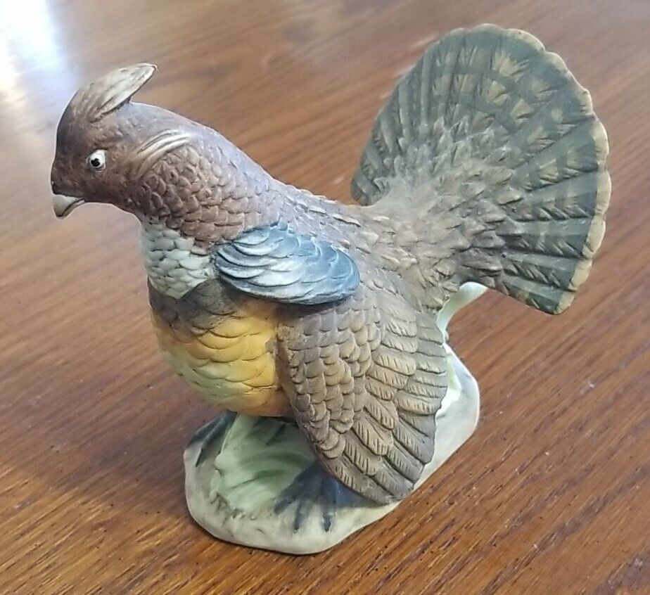  Vintage Lefton Ruffed Grouse Game Bird Figurine KW 2668 Japan