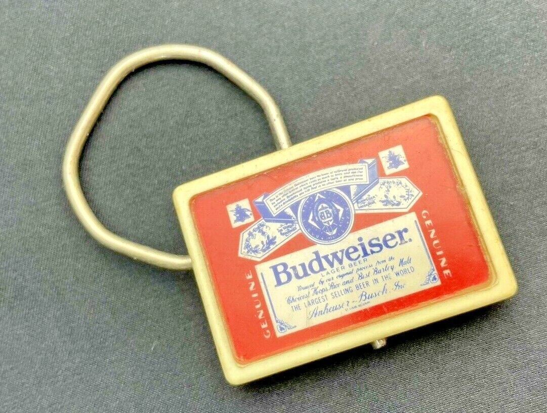 Vintage Budweiser Pocket Bottle Opener Drink Driving Scale