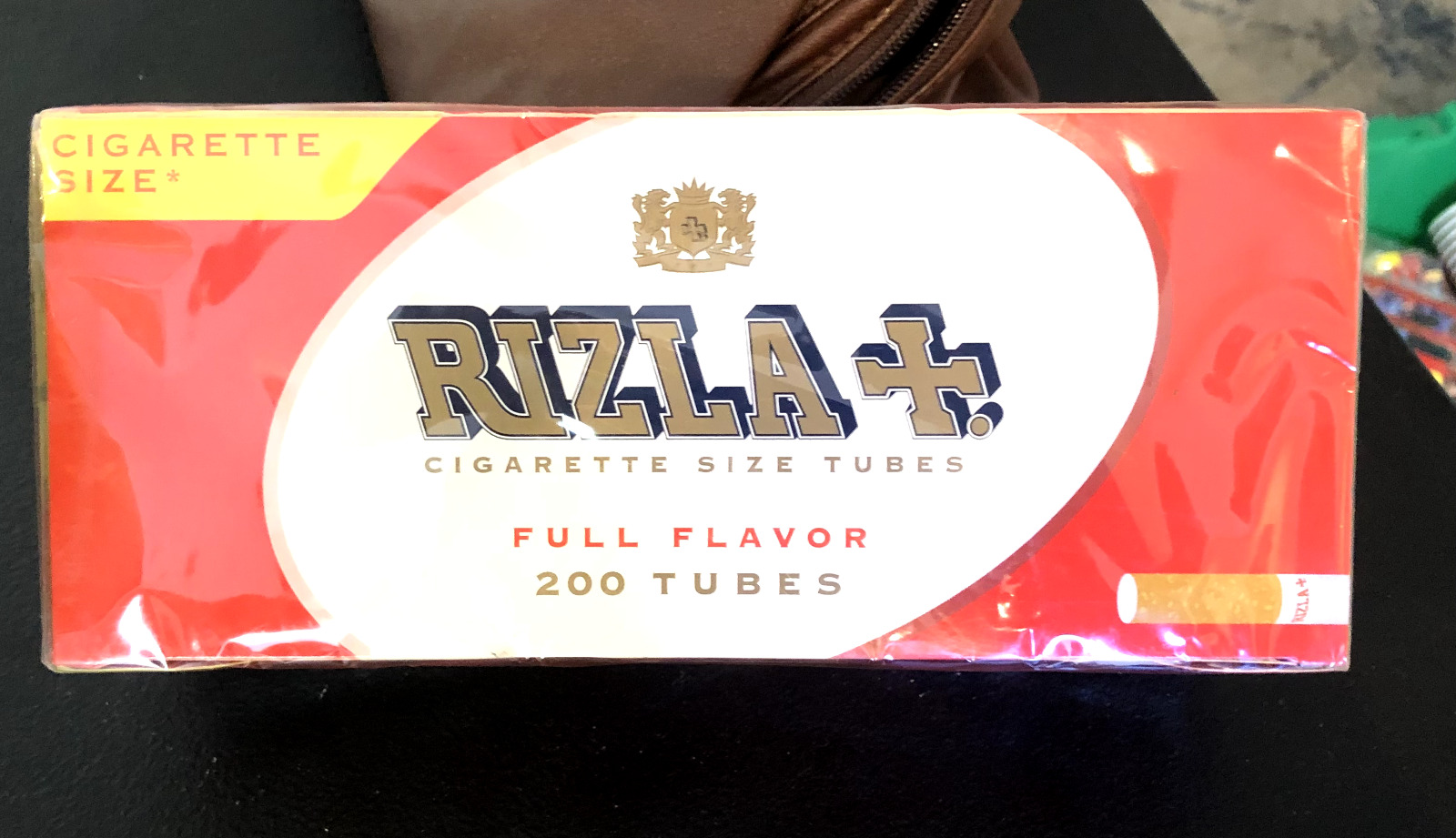 Vtg NOS Discontinued RIZLA+ Cigarette Full Flavor 100s Tubes- 10 boxes