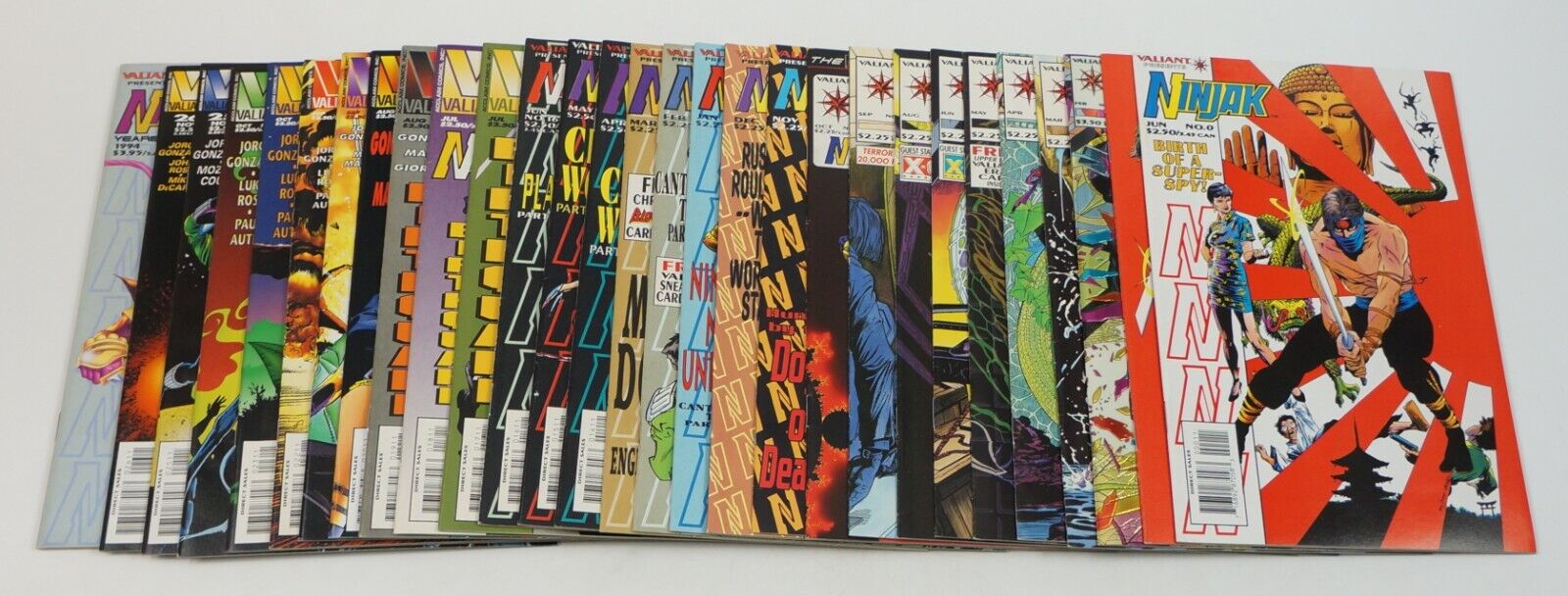 Ninjak #0 00 & 1-26 VF/NM complete series + Yearbook - Valiant comics set lot