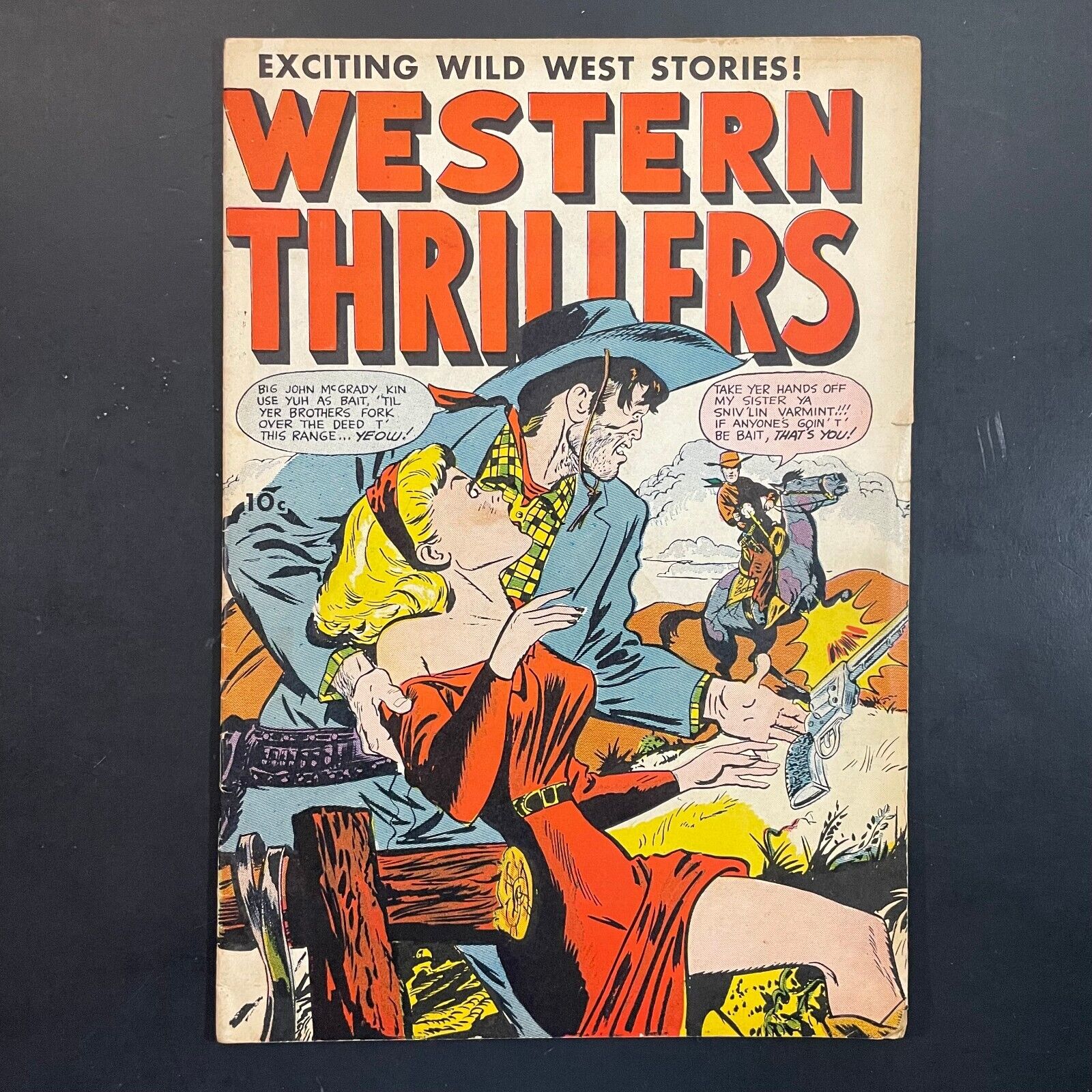 Western Thrillers 52 Fox Feature 1954 GOLDEN AGE comic book Sal Brodsky cover