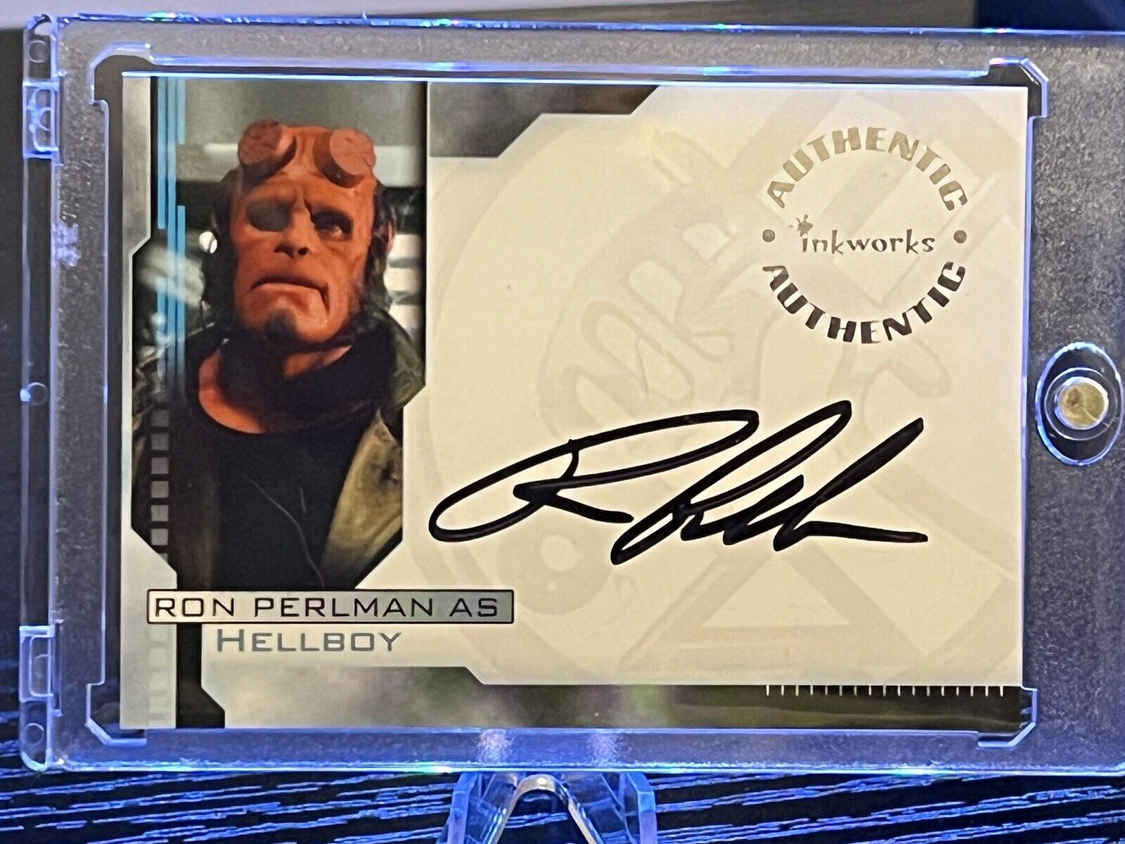 2004 Ron Perlman As Hellboy Authentic Autograph Card - Hellboy Franchise 🔥