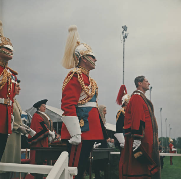 Lord Louis Mountbatten at the Household Cavalry Freedom of W - 1965 Old Photo 1