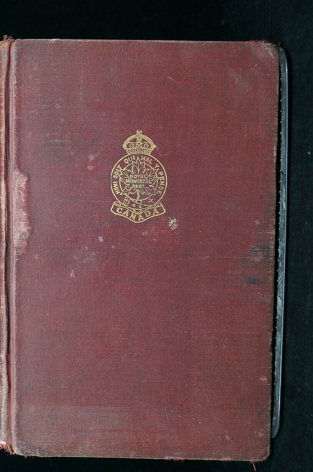 WW1 Canadian The Royal Montreal Regiment 14th Btn CEF 1914-1925 Reference Book