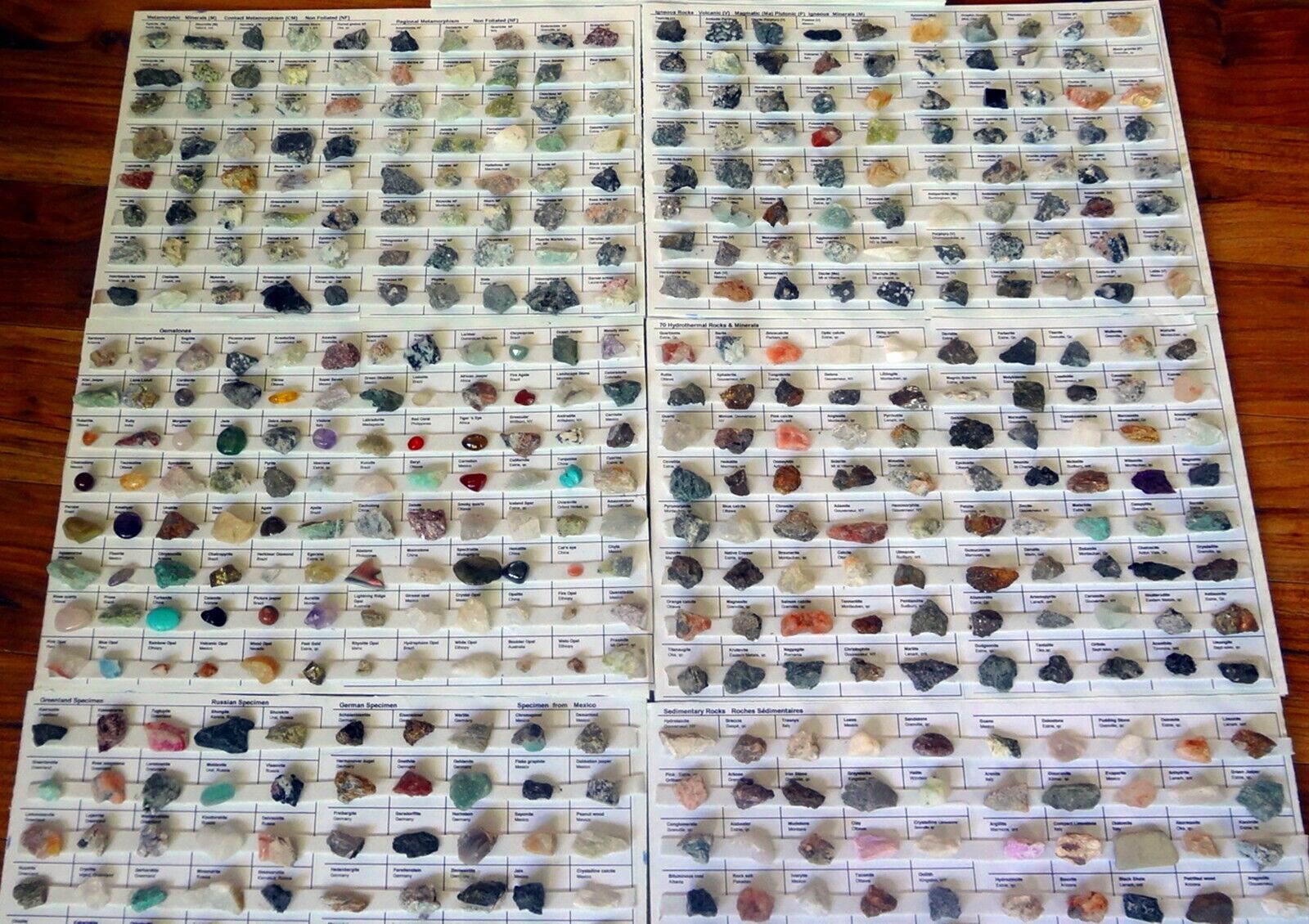 1600 pieces Rocks and Minerals Collection