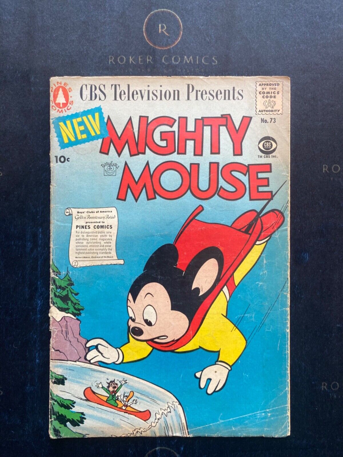 Cool and Rare 1957 Mighty Mouse #73
