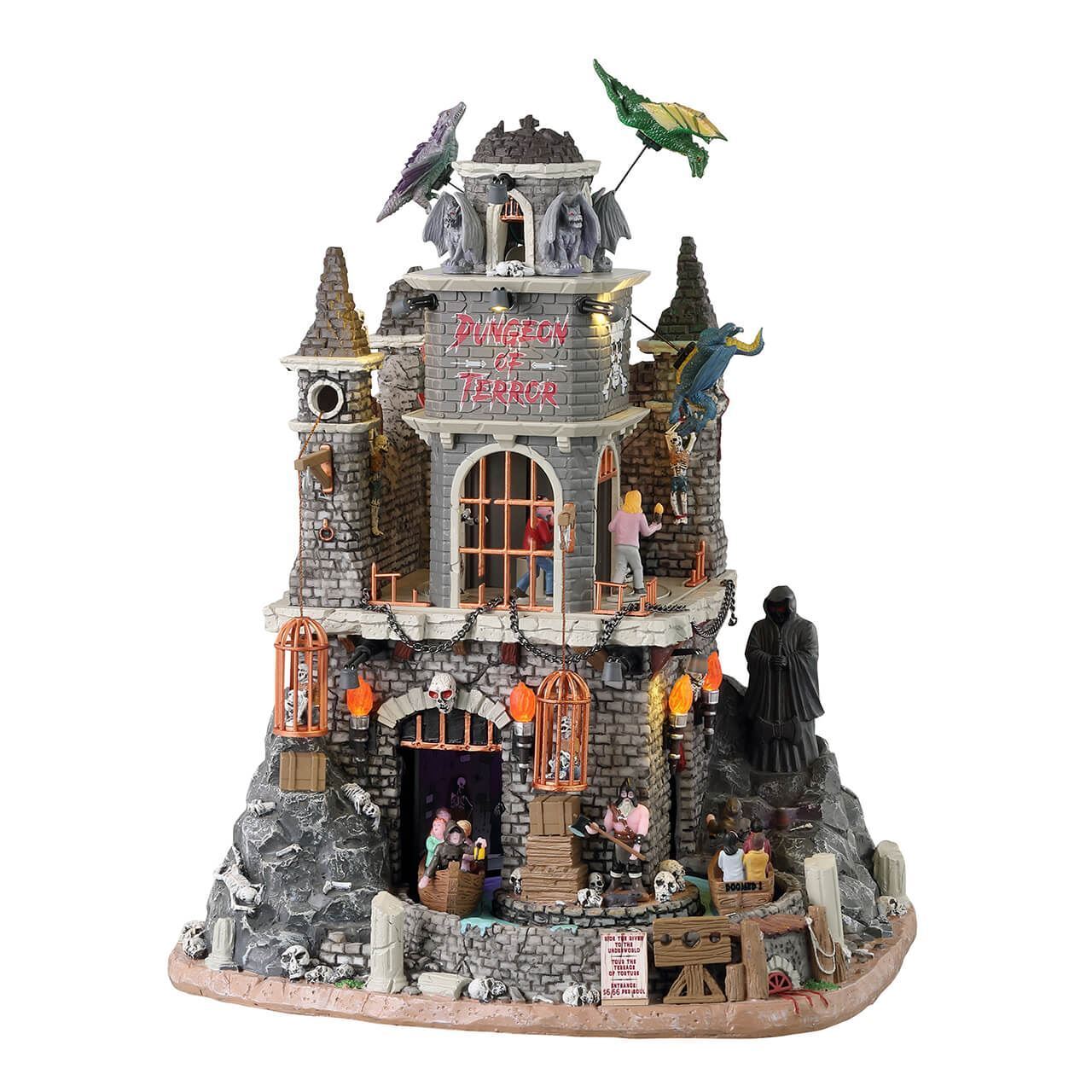 Lemax Spooky Town Halloween Village Dungeon Of Terror 35009