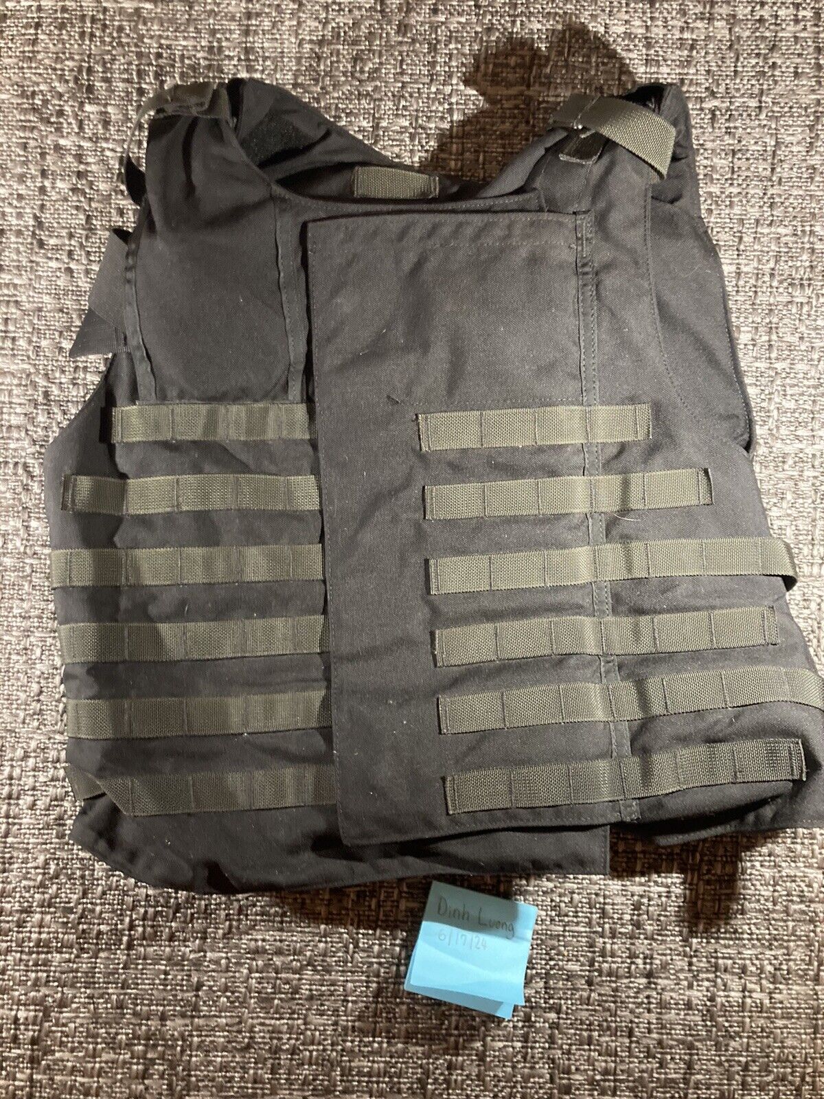 MSA Paraclete Large ICV 07 Black Cord Quick Release GWOT Point Blank Style Vest