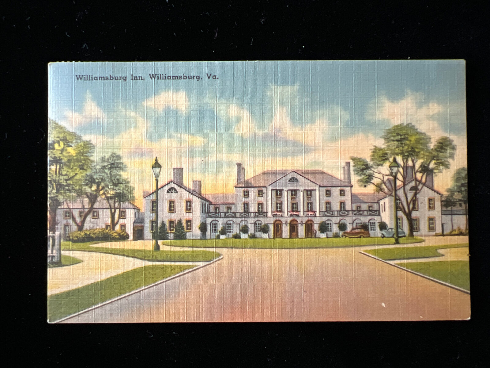 Vintage Colonial Williamsburg Inn Linen Postcard c1951 Willamsburg VA Posted