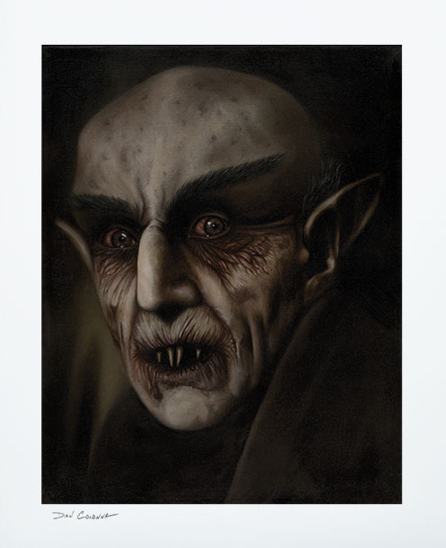Nosferatu Exclusive Sideshow Art Print #73/150 Max Schreck as Count Orlok