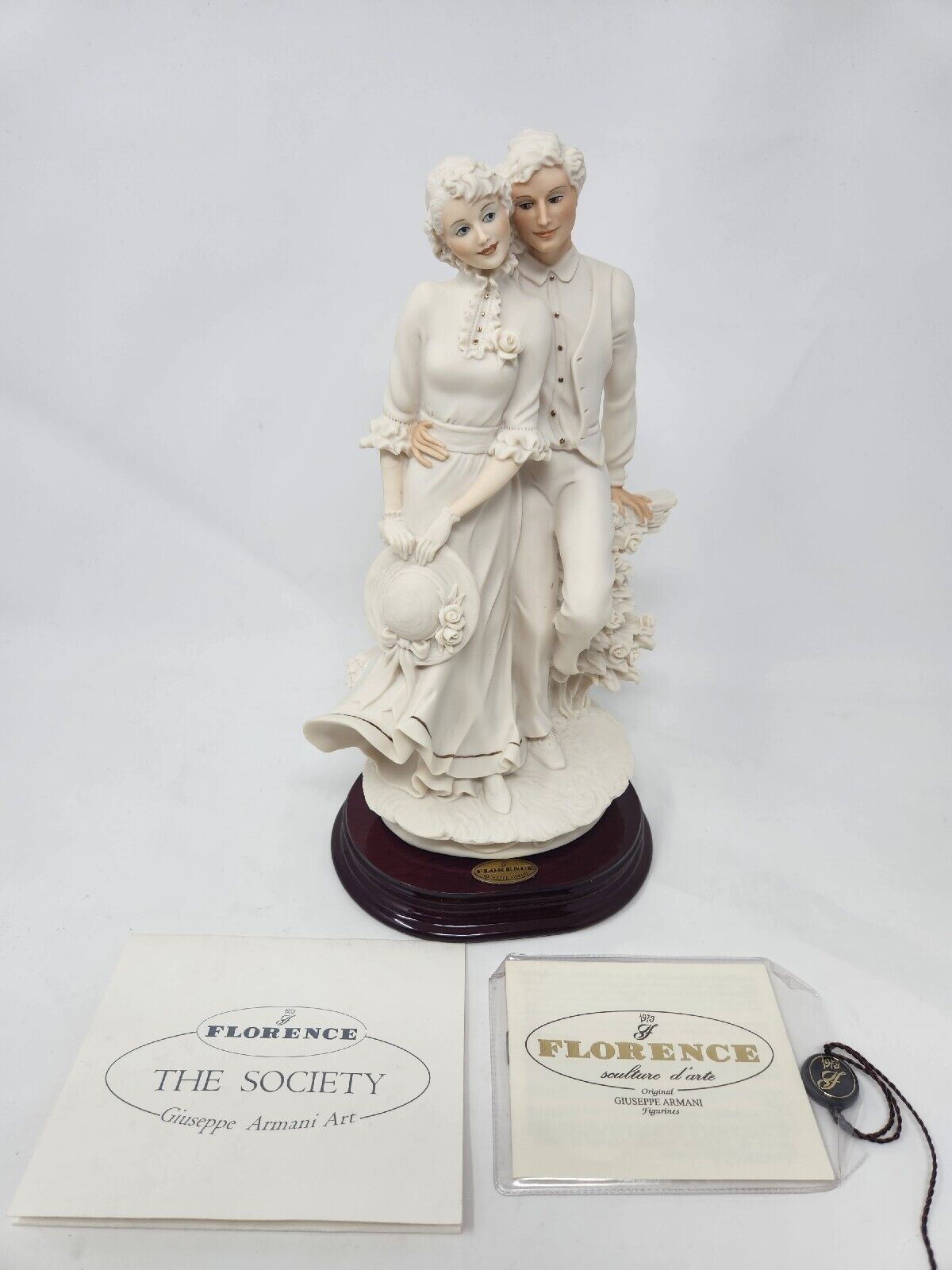 Florence Giuseppe Armani Figure “Together”.  10” Tall, 1992. A9 Complete In Box 