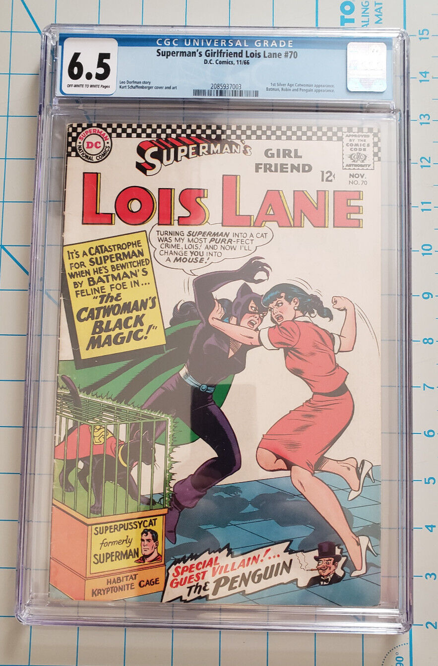 Superman\'s Girlfriend Lois Lane #70 CGC 6.5 1966 1st Silver Age Catwoman