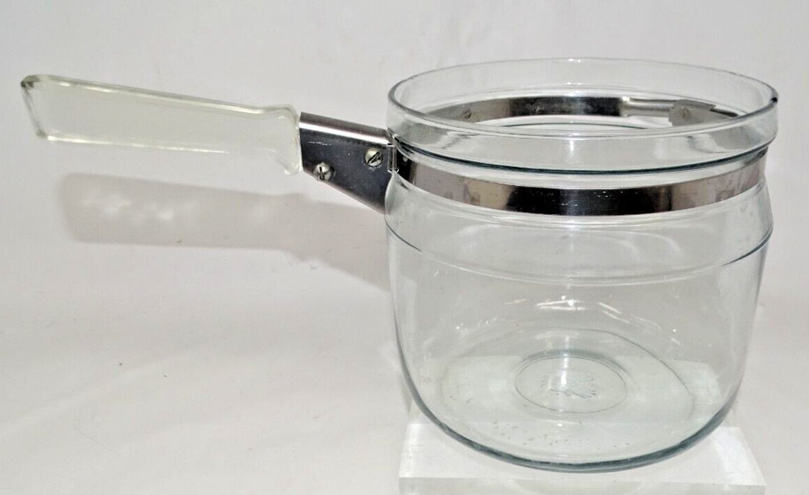 PYREX Flameware Double Boiler 6763 B12 Lower Glass Pot Only Replacement