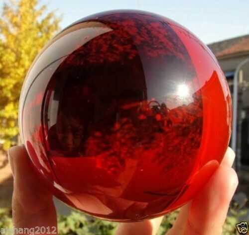 40-200mm Natural Red Obsidian Sphere Large Crystal Ball Healing Stone