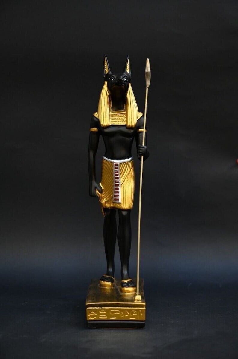 Rare Ancient Egyptian Statue of Anubis Guardian of the Afterlife,Mummificatio Bc