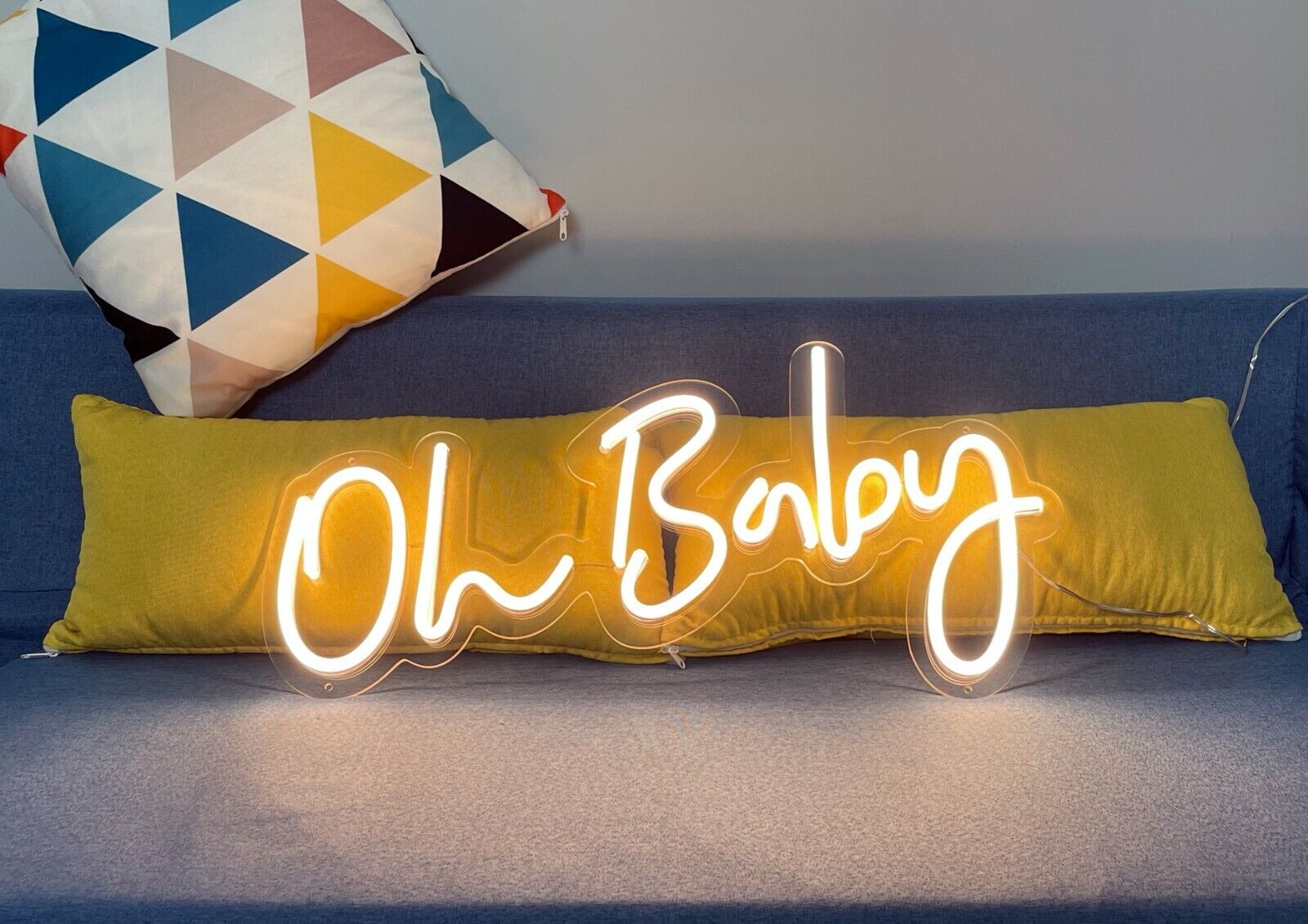 Oh Baby LED Neon light Sign, for Party, Home, Cafes room wall decorations