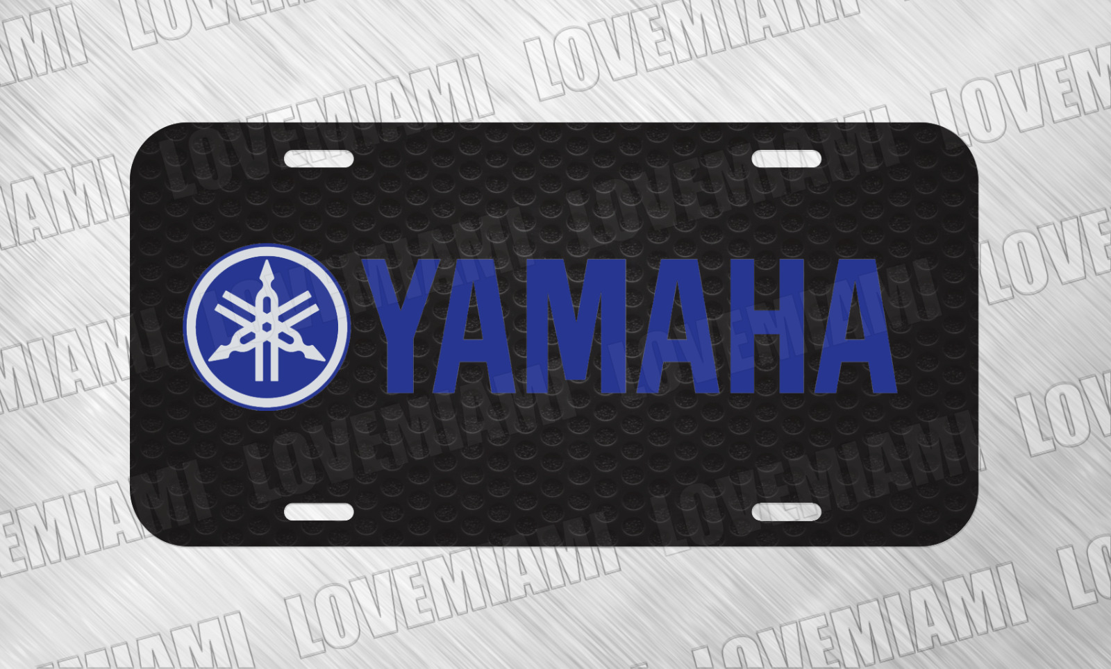 Yamaha Blue License Plate Auto Car Tag 
