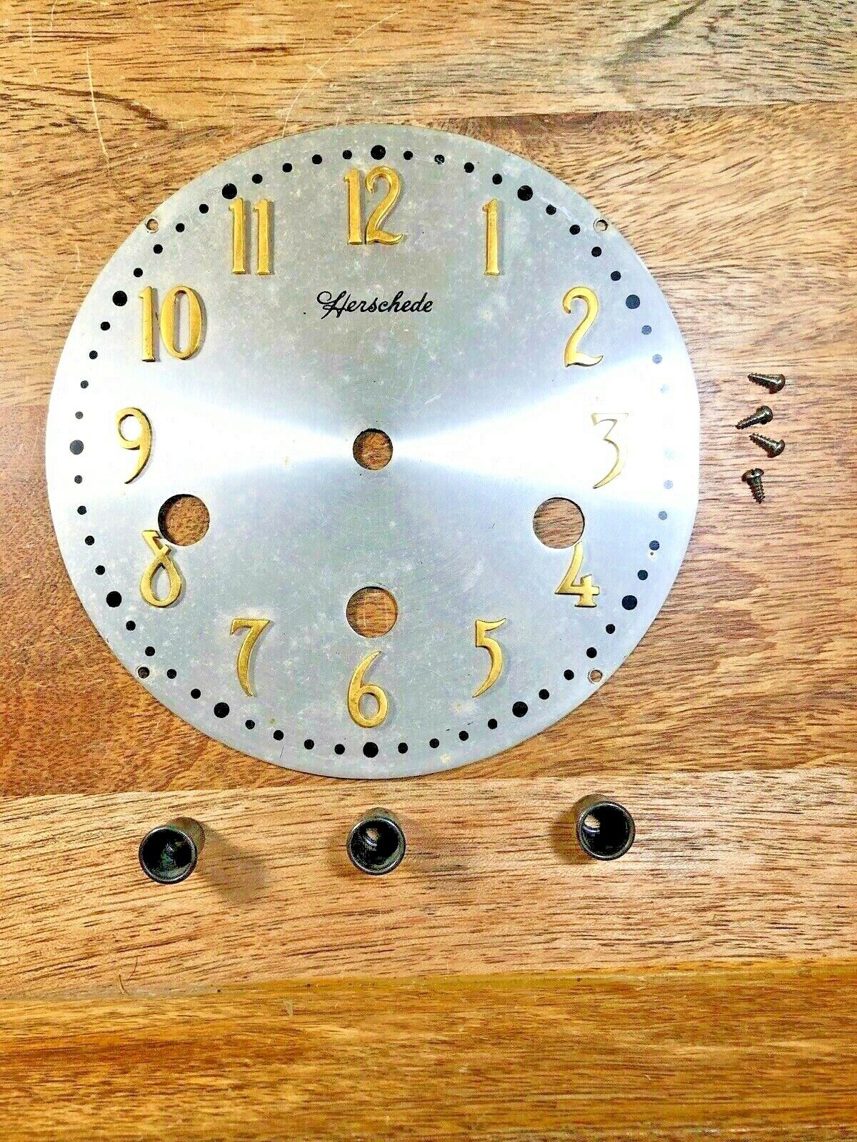 Nice Old Herschede Clock Dial Pan                (Clock Dial Lot K1512)