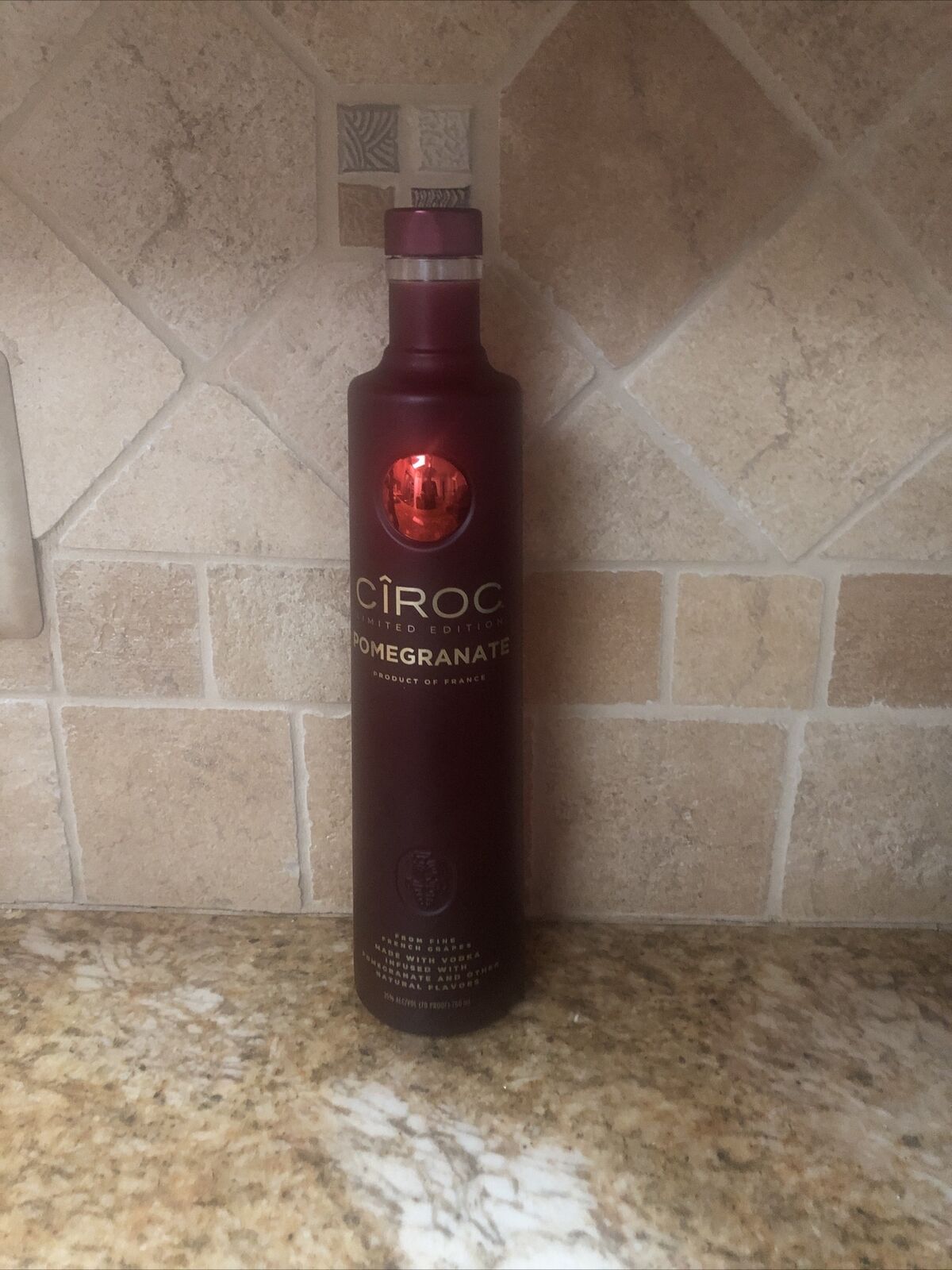Ciroc Limited Edition Pomegranate 750mL Bottle Empty