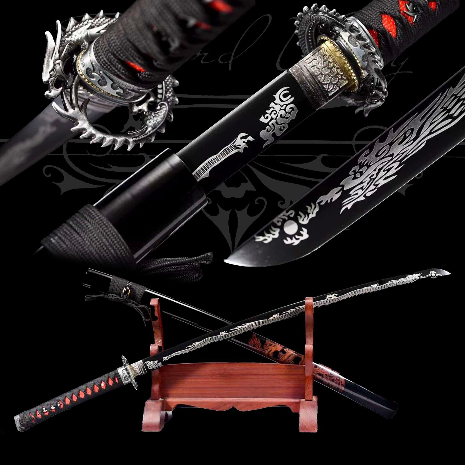 Handmade Katana/Samurai Sword/High-Quality Blade/Real/Carbon Steel/Collectible
