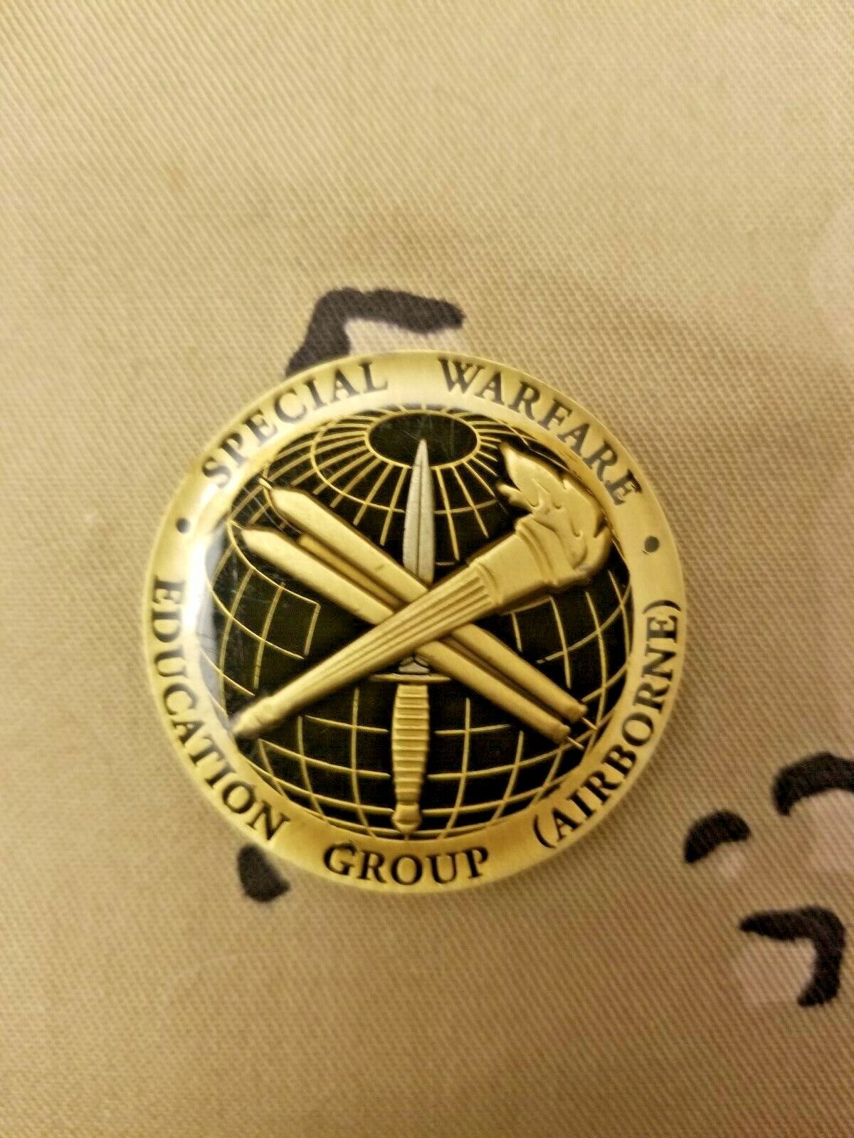 JFK SPECIAL WARFARE CENTER, LIFELONG LEARNER  SPECIAL FORCES CHALLENGE COIN