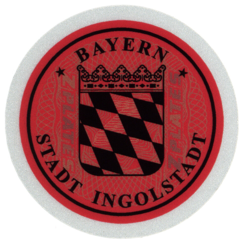 German License Plate Export Seal