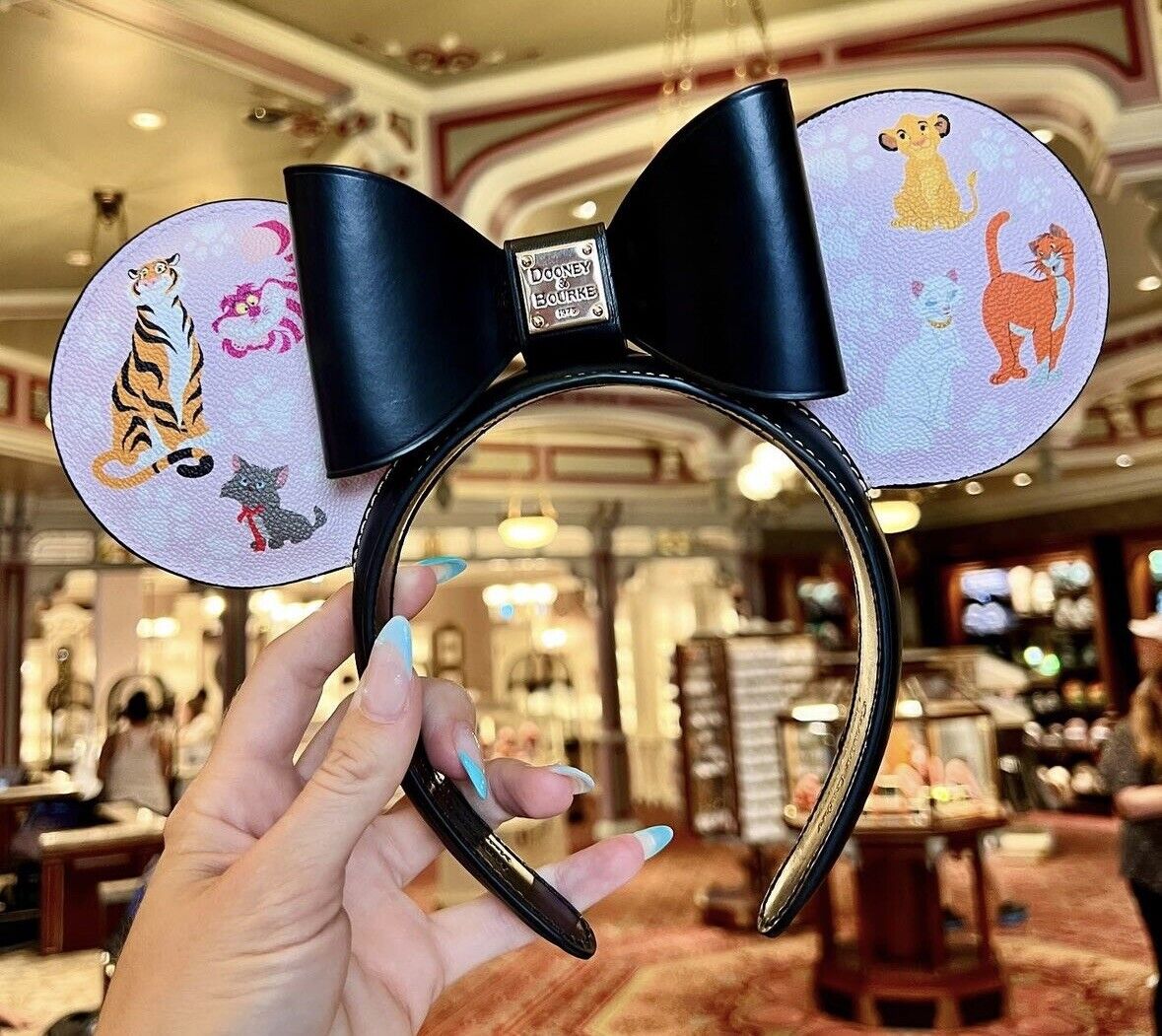 2024 Disney Parks Dooney & Bourke Disney Cats Minnie Ears Headband SHIPS FAST