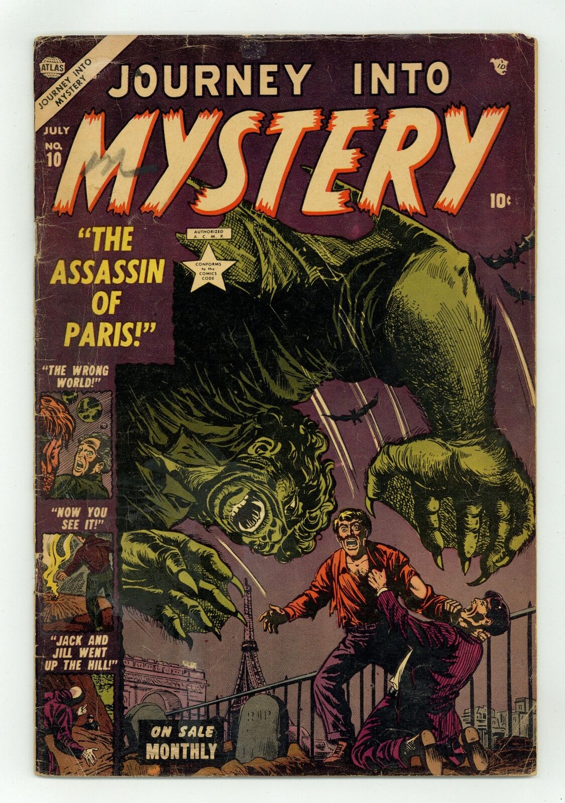 Journey into Mystery #10 GD/VG 3.0 1953