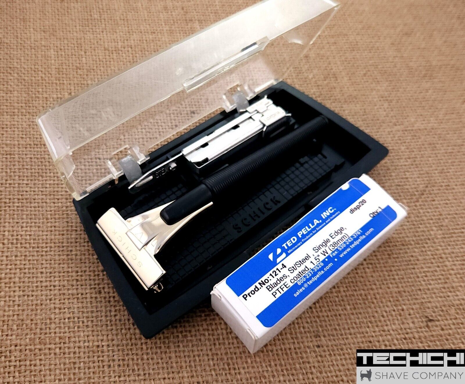 Schick Type J Vintage Injector Safety Razor - FULL SET